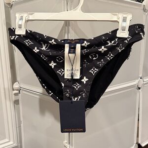 Louis Vuitton Black & White Monogram bikini bottom
